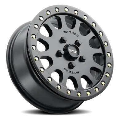 Method Race Wheels Aluminum Wheels 15x6 MR401 Beadlock UTV Bolt Pattern 5 On 114.3 Offset 49 Lip Size 0 Matte Black MB Method