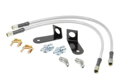 Wilwood Brakes Wilwood Flexline Kit Front 1970-1973 Ford Mustang w FSL4 Caliper