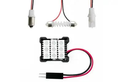 XK Glow XK Glow RGB Festoon LED Panel XKchrome Bluetooth App Controlled Dome Light Bulb Kit