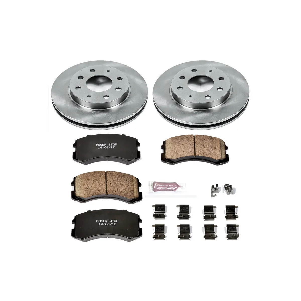 Z17 Direct Replacement Kit: Rotors; Ceramic Pads W/Hardware product image