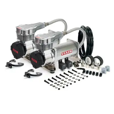 Viair Corporation Dual Stealth Black 425c(Gen 2)value Pack(175 Psi425c/2140/175 p. Switch40 Amp Relay/2)ce