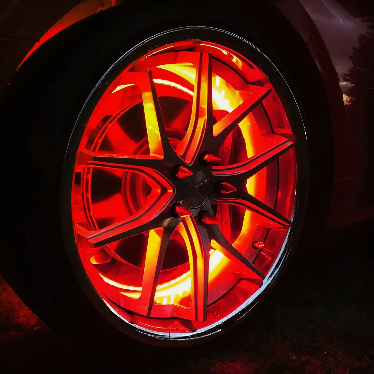Oracle Lighting LED Illuminated Wheel Rings - Single / Double Row LED product image