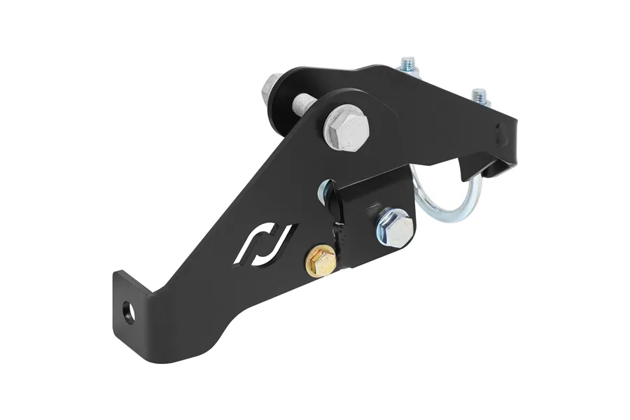 Rock Jock Currectlync Wrangler JK High Steer Front Trac Bar Relocation And Steering Stabilizer Shock Mount Axle Bracket For Use With Jeep JL/JT Trac Bar RockJock 4x4