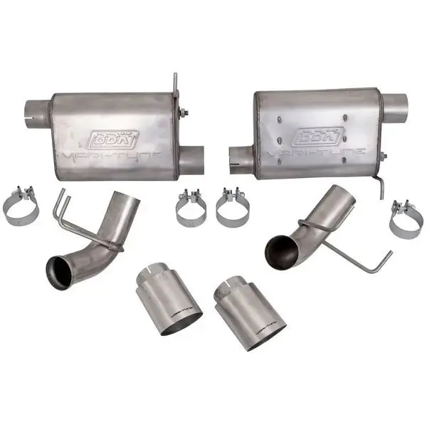 BBK Performance BBK 11-14 Mustang GT BBK Varitune Axle-Back Exhaust Kit Stainless Steel