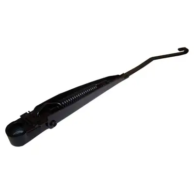 Crown Automotive Jeep Replacement Crown Automotive Jeep Replacement 55155658 Front Wiper Arm for 1997-2006 Jeep TJ Wrangler w/ LHD, Black, L or R