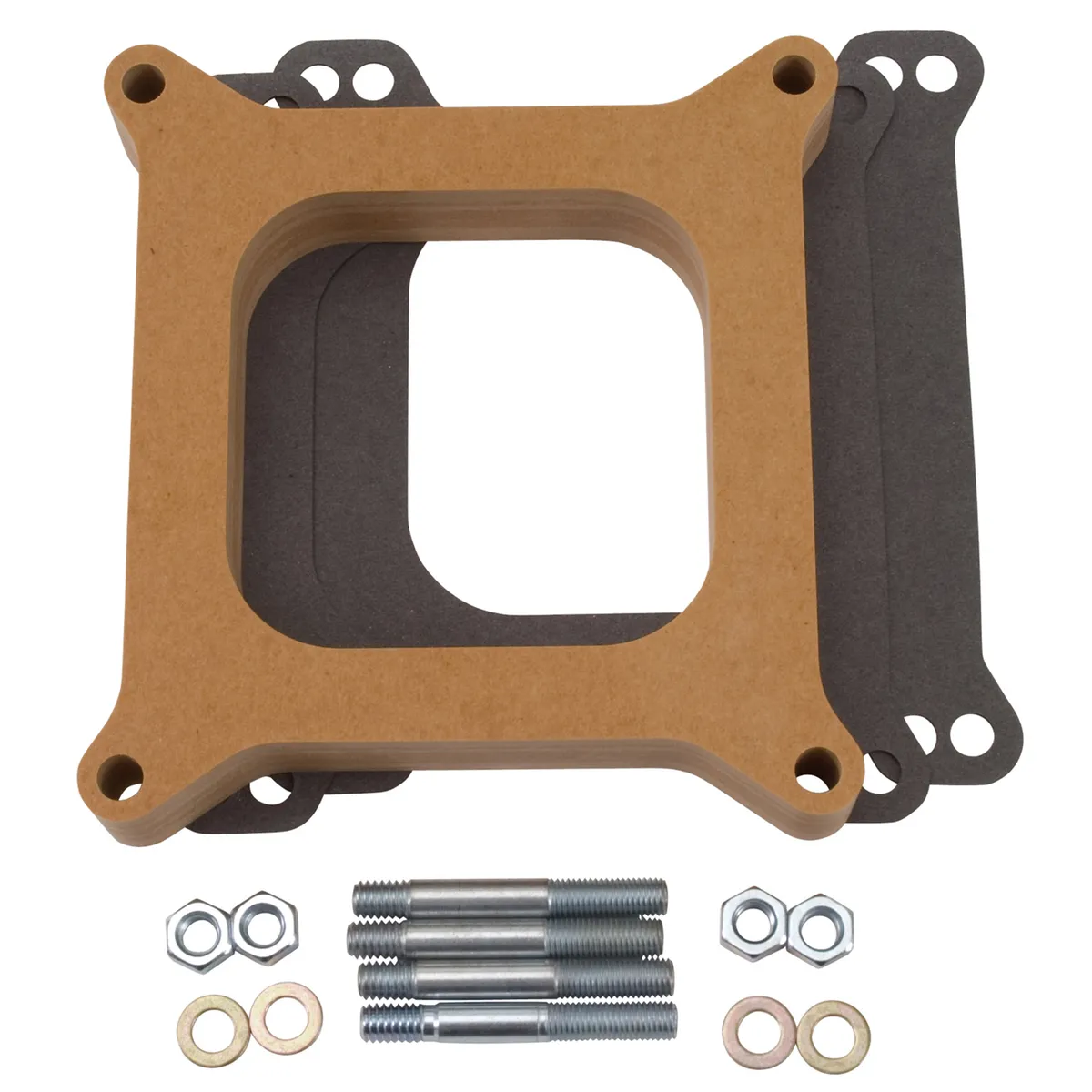 Edelbrock 8720 Carburetor Spacer #8720 Open Center 1in Thick product image