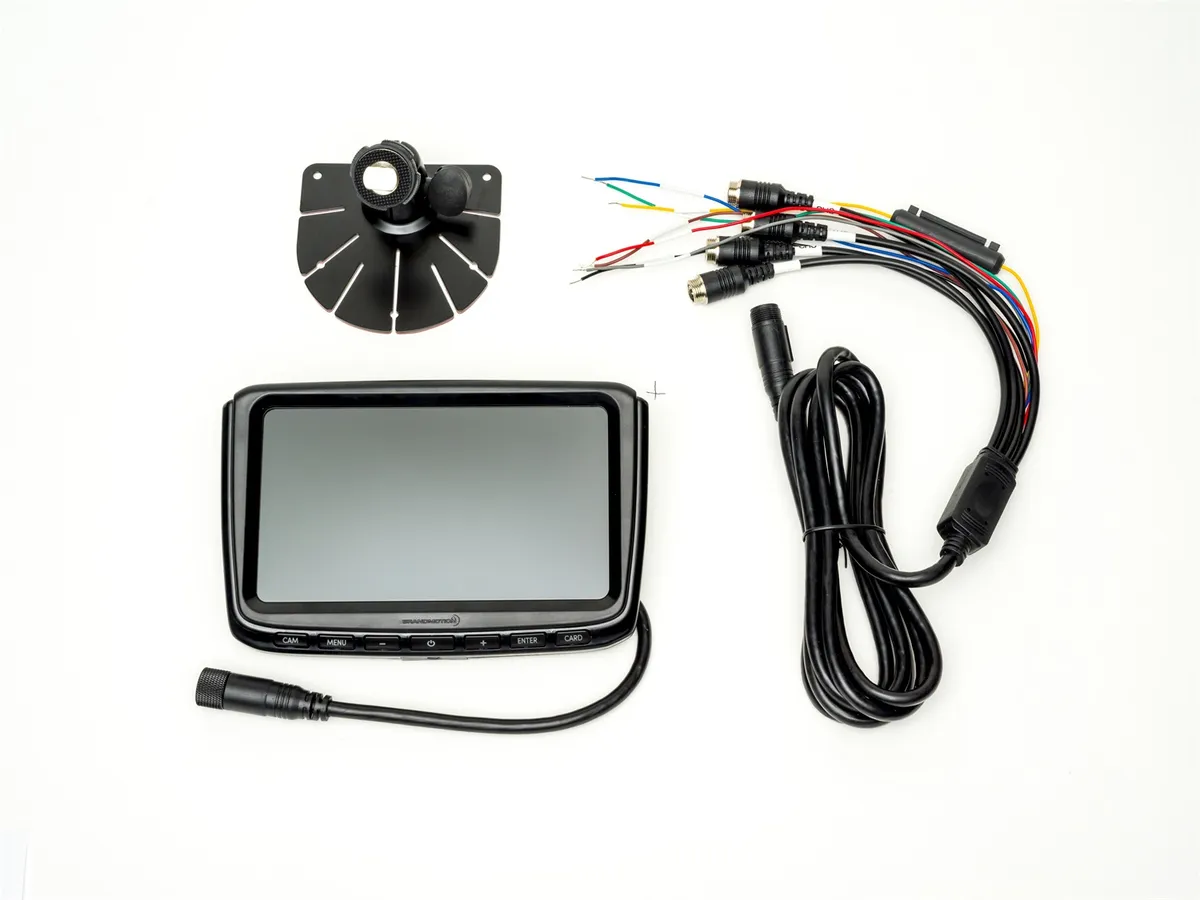 7 in. AHD 4 Input Monitor 1080p; Up To 256G SD Card; 4 Pin Aviation Connection; Built-In Speaker; Image Mirroring And Rotation Available; product image