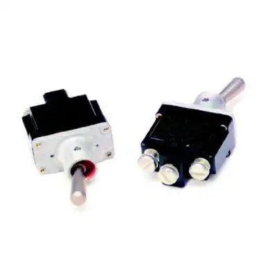 Painless Wiring Military Spec Toggle Switch; Off/Momentary On SPST;