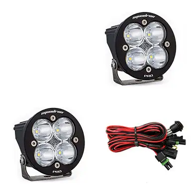 Baja Designs Baja Designs Squadron-R Pro Black LED Auxiliary Light Pod Pair - Universal
