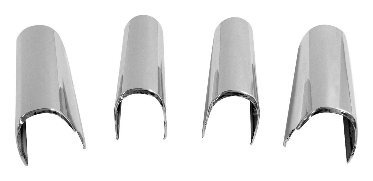 Crown Automotive Jeep Replacement RT Off-Road - Plastic Chrome Steering Wheel Accents