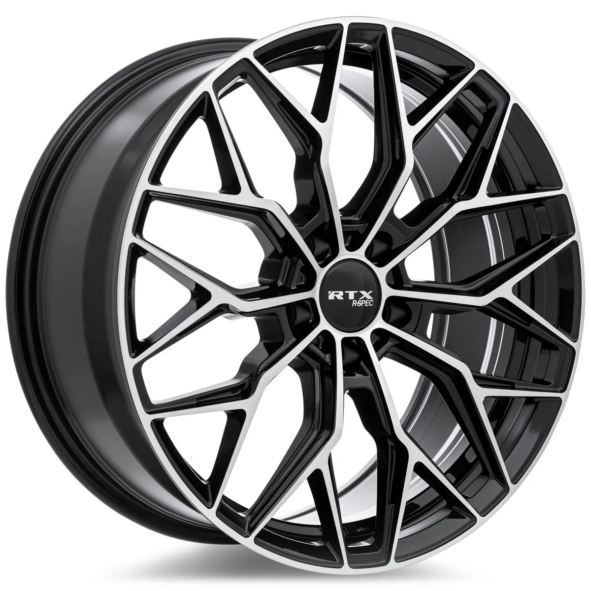 Rs02 20x8.5 5x114.3 Et38 Cb67.1 Gloss Black Machined product image