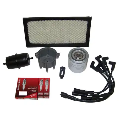 Crown Automotive Jeep Replacement Crown Automotive Jeep Replacement TK5 Tune Up Kit for 1987-1990 Jeep XJ Cherokee or MJ Comanche w/ 4.0L Engine