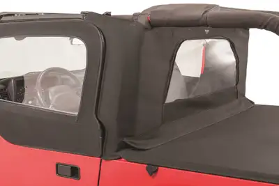 MasterTop Jeep LJ WindStopper/Tonneau Cover Combo For 04-06 Jeep LJ Wrangler Unlimited Mastertwill MasterTop