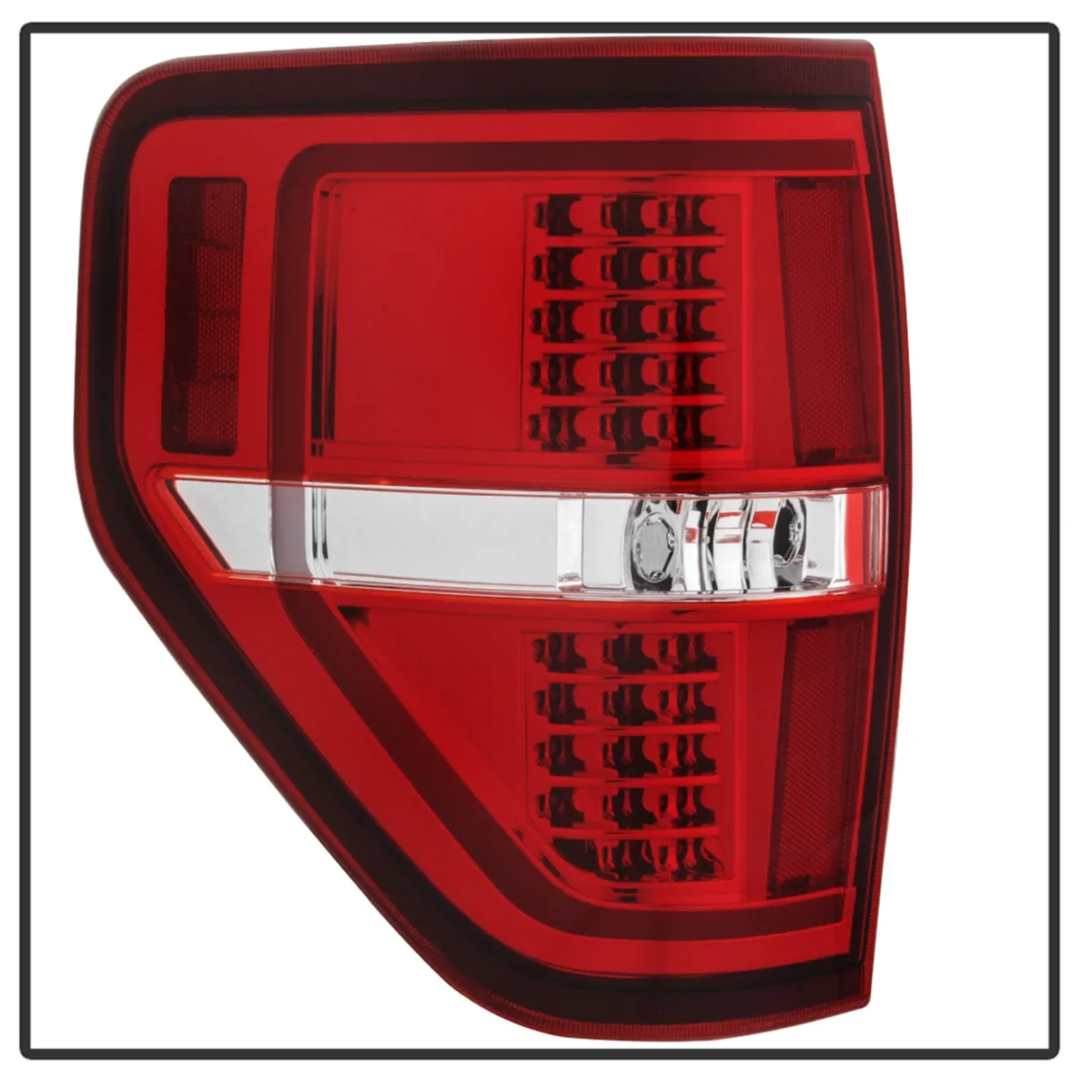 0914 F150light Bar LED Tail Lights Red Clear product image