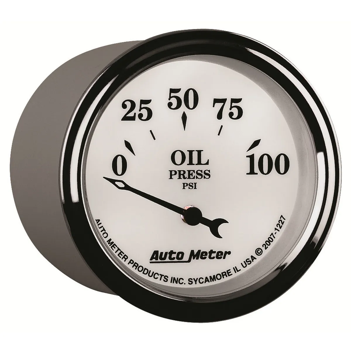 Gauge, Oil Press, 2 1/16", 100psi, Elec, Old Tyme White II product image