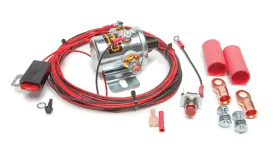 Painless Wiring Remote Disconnect; w/Latching Solenoid;