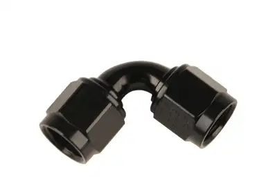 Fragola Performance Systems #6 Female Coupler Tube Style - Black