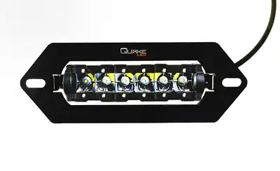 Quake LED Quake LED - QUM684 - 9 Inch Monolith Slim 30w Flush Mount (Winch Hole Light)