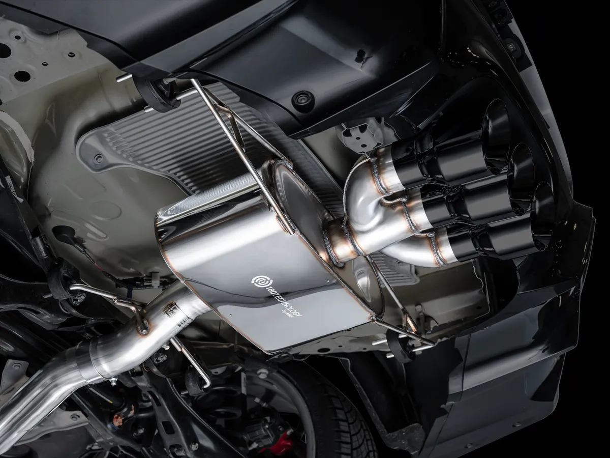 AWE Track Edition Exhaust for DE5 Integra Type-S - Triple Chrome Silver Tips product image