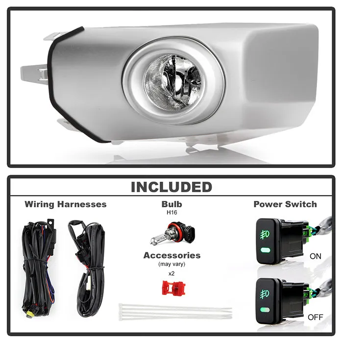 ( Spyder ) Toyota FJ Cruiser 2007-2014 Fog OEM Style Fog Lights W/Switch - Clear product image