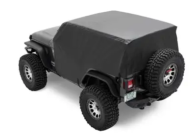 Bestop All Weather Jeep Trail Cover For Jeep 2007-2018 Wrangler JK 2 Door Black Bestop