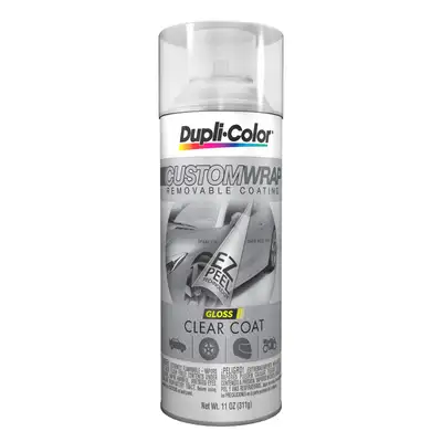 Dupli-Color Custom Wrap Removable Coating Gloss Clear Coat 11 oz Aerosol
