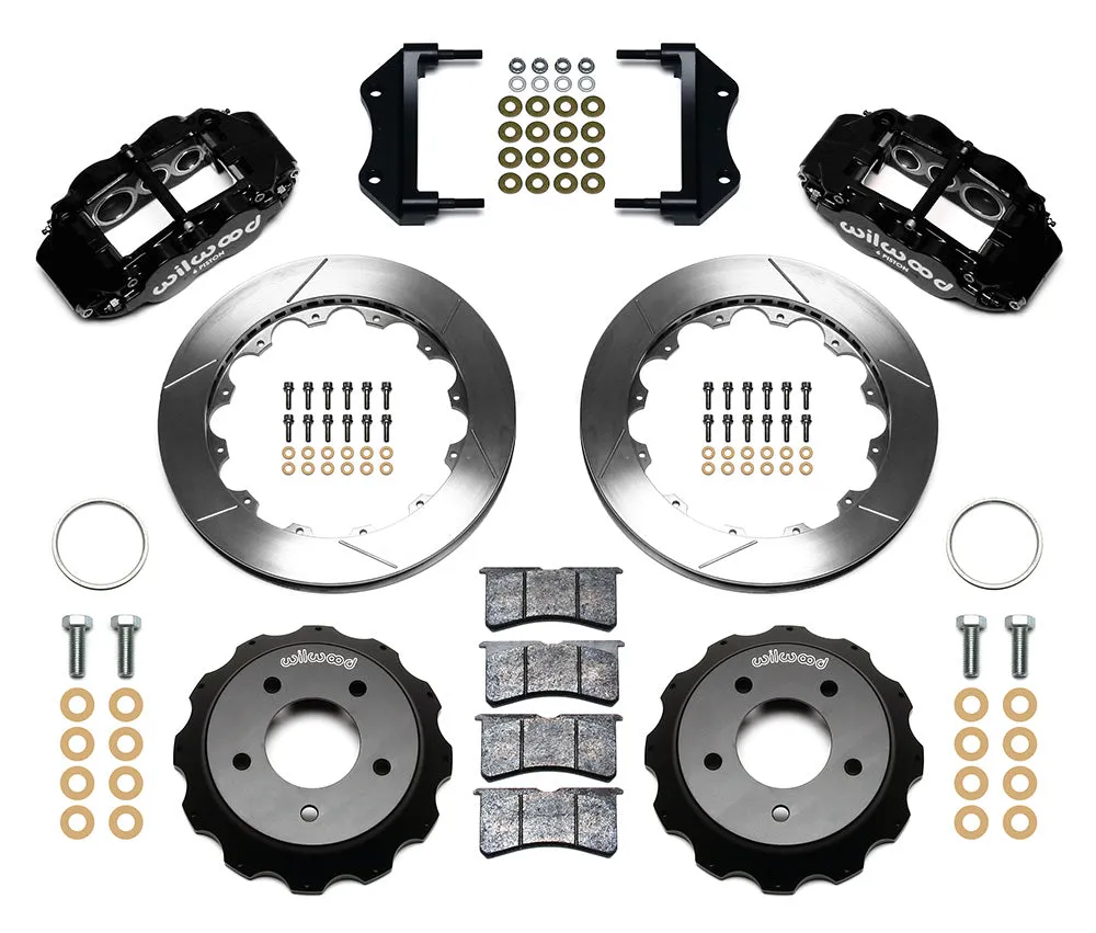 Wilwood Brakes 1985 - 1987 Chevrolet Forged Narrow Superlite 6R Big Brake Front Brake Kit (Hat) - 140-11918