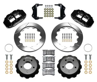 Wilwood Brakes 1985 - 1987 Chevrolet Forged Narrow Superlite 6R Big Brake Front Brake Kit (Hat) - 140-11918