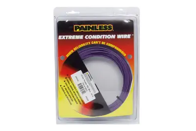 Painless Wiring 14 Gauge TXL Wire; 50 ft.; Purple;