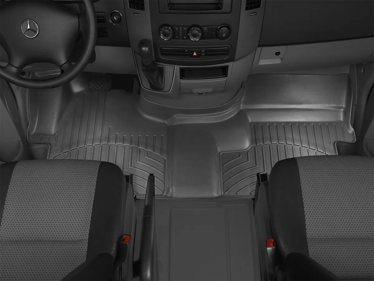 2007 + Dodge Sprinter Black Front FloorLiner Will not fit passenger van / 2007 + Mercedes-Benz Sprinter Black Front FloorLiner Will not fit passenger van product image