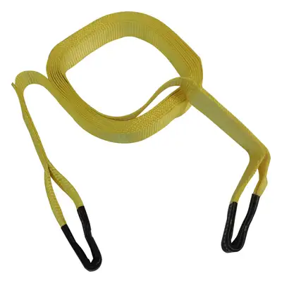 Crown Automotive Jeep Replacement 2 x 30ft 20k LB Recovery Strap With Leather Ends