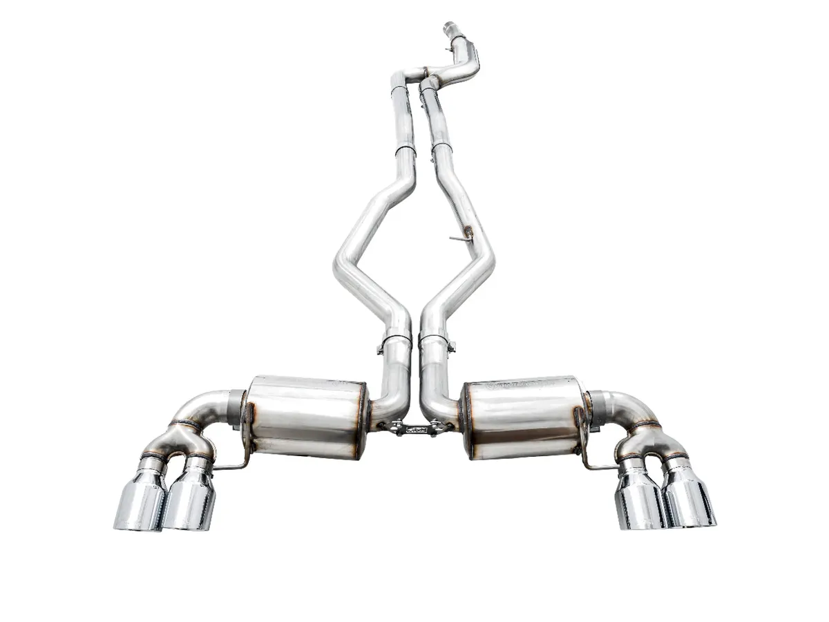 AWE Track Edition Exhaust for G2X M340i / M440i - Diamond Black Tips product image