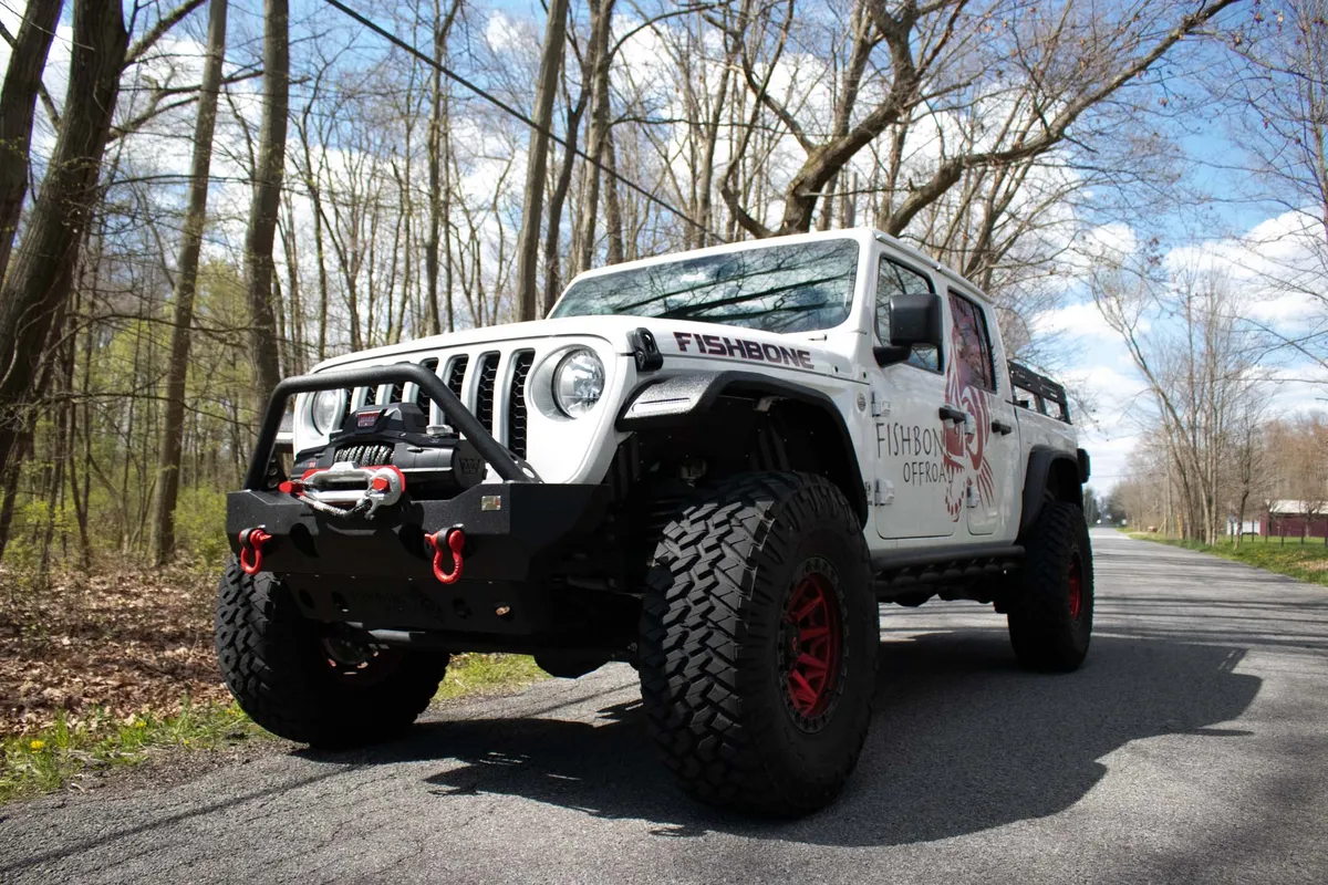 Fishbone Offroad Front Steel Elite Fenders for 2018-Current Jeep Wrangler & 2020-Current Jeep Gladiator FB23454F product image