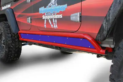 Steinjager Armor 2007-2018 Rock Sliders Inserts for 4 Door Models Southwest Blue