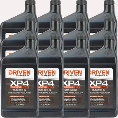 Driven Racing Oil XP4 15w50 Conventional Oil Case 12 x 1 Quart