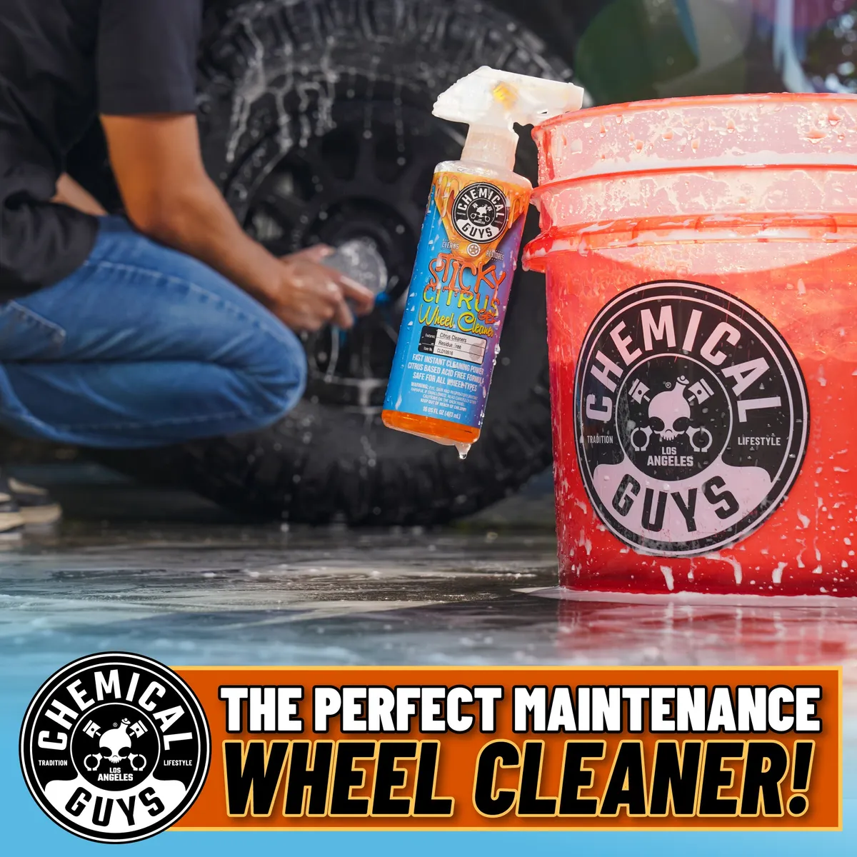 Sticky Gel Citrus Wheel Cleaner(1 Gal) product image