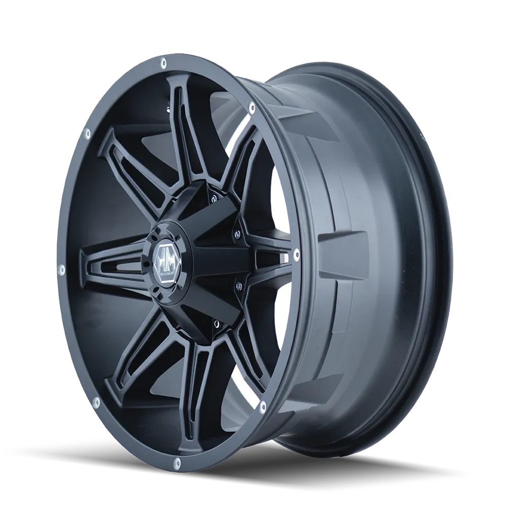 Mayhem Offroad Wheels Rampage 8090 MB 18x9 Black 18 Off Set 5 Lug 5.71 BSM 87 Bore Cast Aluminum product image