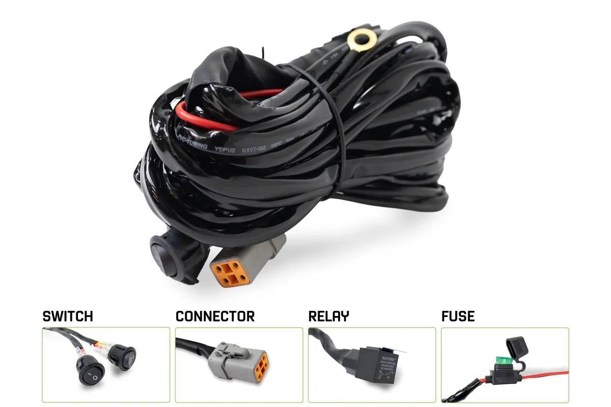 DV8 40 Amp Dtp 4-Pin Halo Light Harness Unwh-05 product image