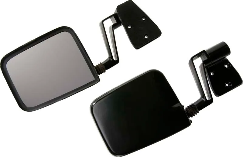 Jeep YJ/TJ Mirror Kit Pair 88-06 Wrangler YJ/TJ Powdercoat Black Kentrol product image