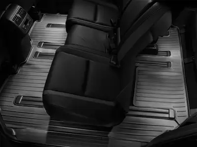 Weathertech 2007 + Mazda CX9 Black Rear FloorLiner Covers both 2nd and 3rd row floors