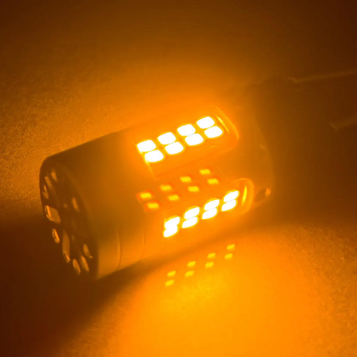 3157 Dual Color Switchback LED Bulbs w White Running Lights Amber Turn Signals Can Bus Compatible Eliminates Hyper Flash - White Amber Two Bulbs Per Package product image