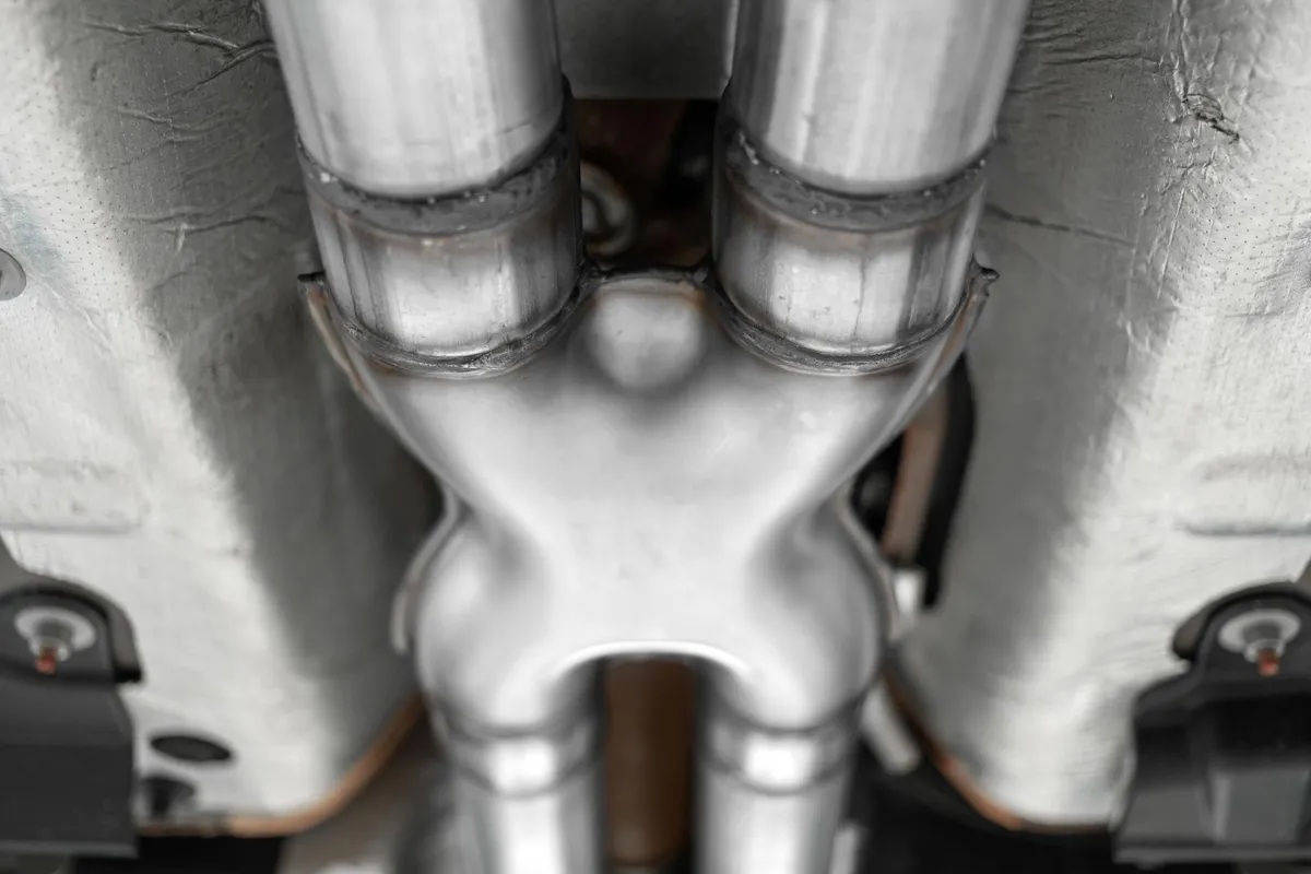 MBRP 2.5 Inch Exhaust Resonator Bypass X-Pipe For 15-Up Ford Mustang GT 5.0L MBRP product image