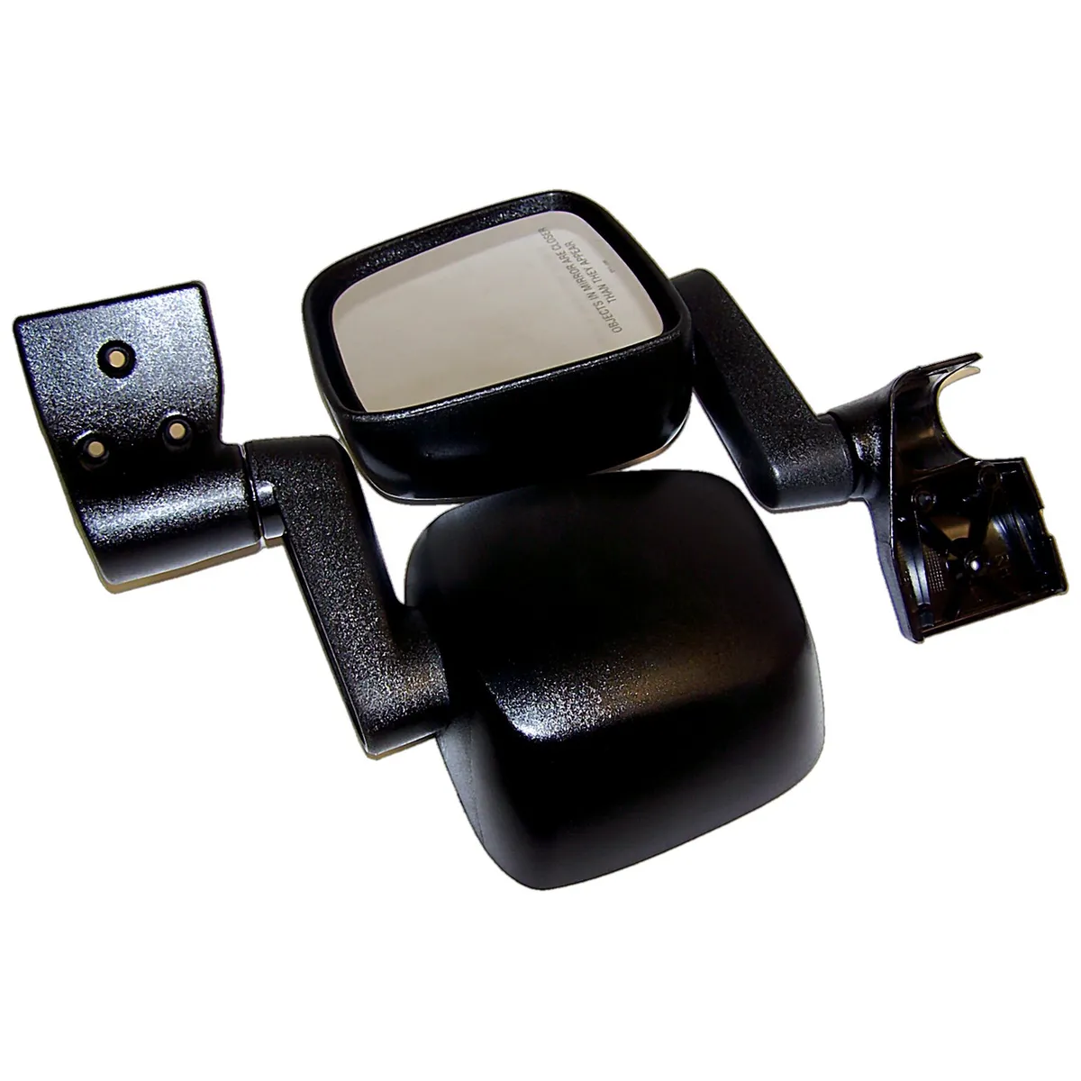 Crown Automotive Jeep Replacement 55395060K Manual, Manual Folding Mirror Set for 1987-2006 Jeep YJ, TJ Wranglers product image