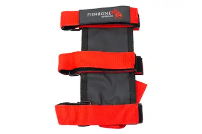 Fishbone Offroad Fire Extinguisher Holder for Padded Roll Bar Red Fishbone Offroad