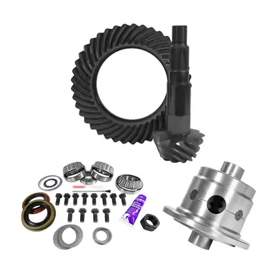 Yukon Gear and Axle 11.25 Inch Dana 80 3.54 Rear Ring & Pinion, Install Kit, 35 Spline Posi, 4.375 Inch Brg USA Standard