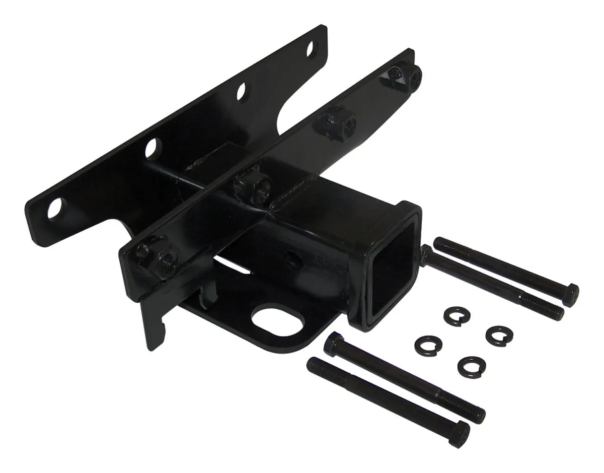 2007-2012 Wrangler JK 2in Receiver; 350 pound tongue weight; 3500 pound towing capacity; No drilling required; Includes Grade 8 Bolts and Washers product image