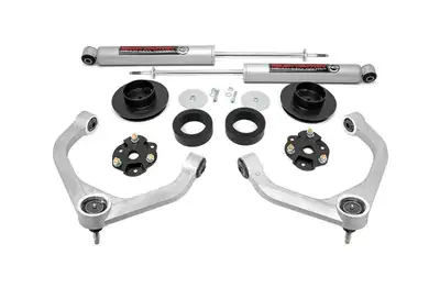 Rough Country 3.5in Dodge Bolt-On Lift Kit w Rear N3 Shocks 2019 Ram 1500 4WD
