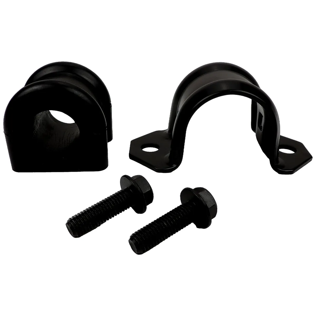 Sway Bar Bushing Bracket Kit; Front; Incl. Sway Bar Bushing Bracket/Sway Bar Bushing/ 2 Sway Bar Bushing Bracket Mounting Bolts; product image