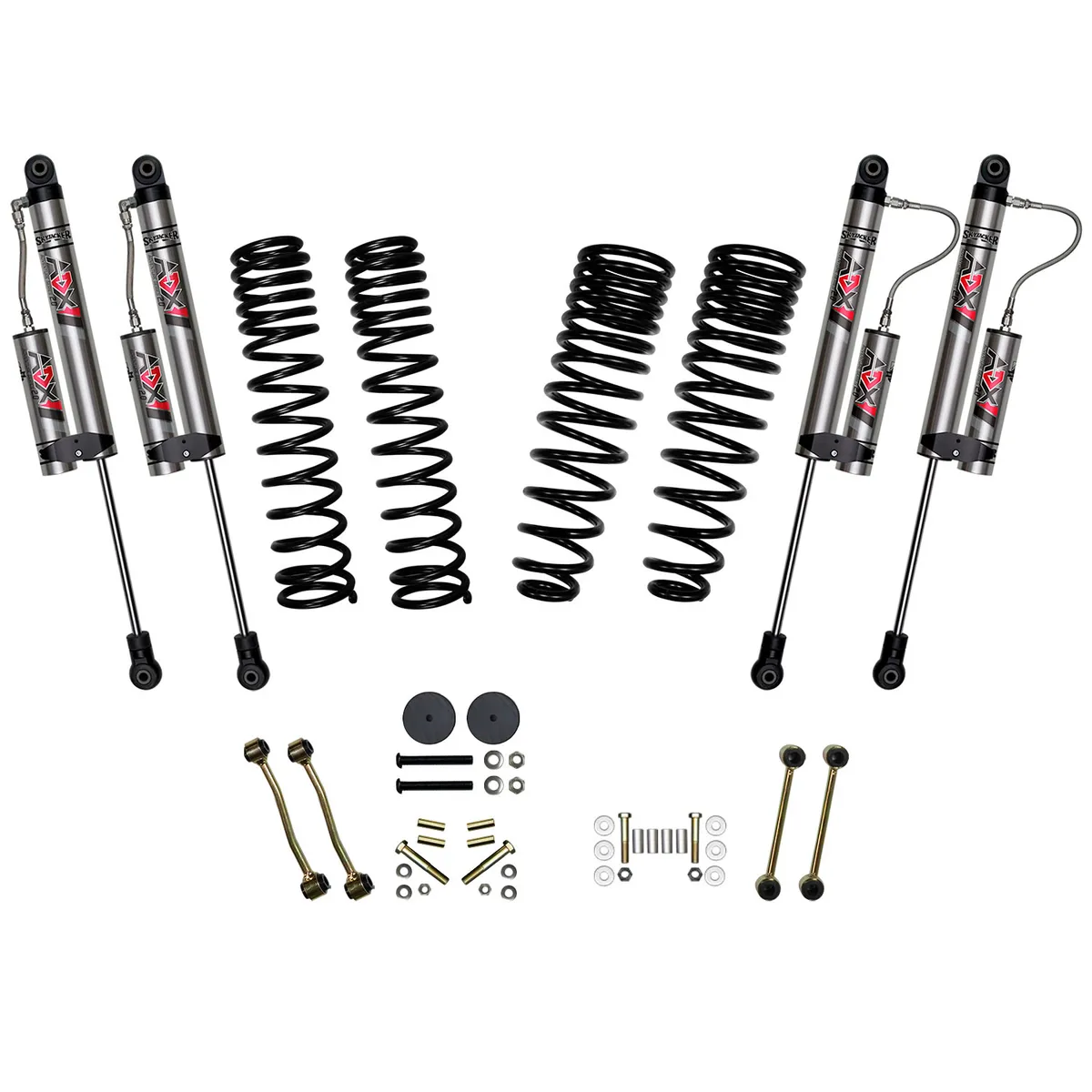 Skyjacker 2.5 in. Suspension Lift Kit. Gladiator JT Non-Rubicon. Gas Will Not Fit Diesel Models. Will Not Fit Mojave Models.