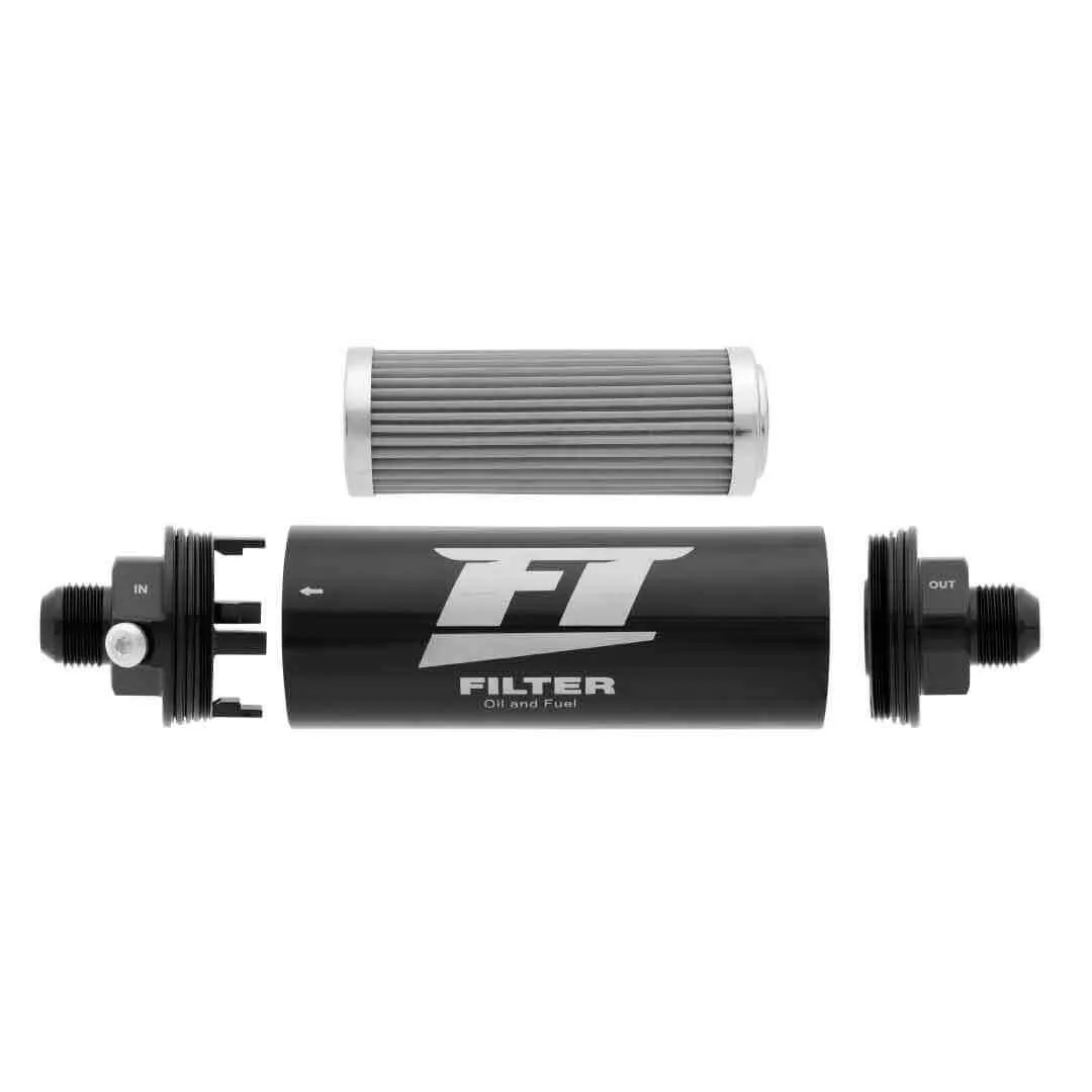 FT Fuel/Oil Filter 12an w/1/8npt port 60-Micron product image